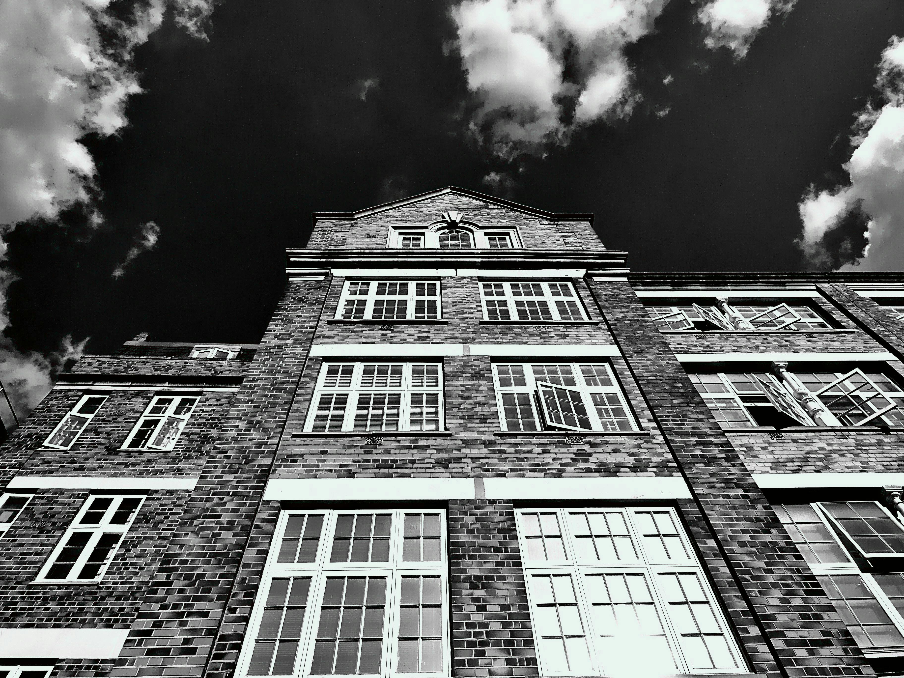 Free stock photo of architecture, blackandwhite, building