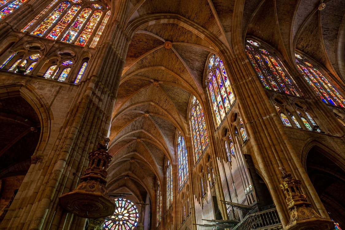 Interior of a Gothic Cathedral · Free Stock Photo