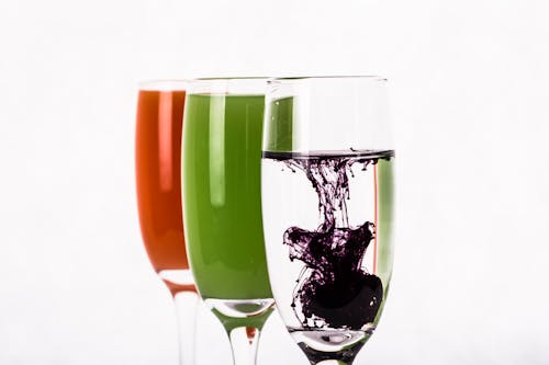 Free stock photo of glass, green, ink Stock Photo