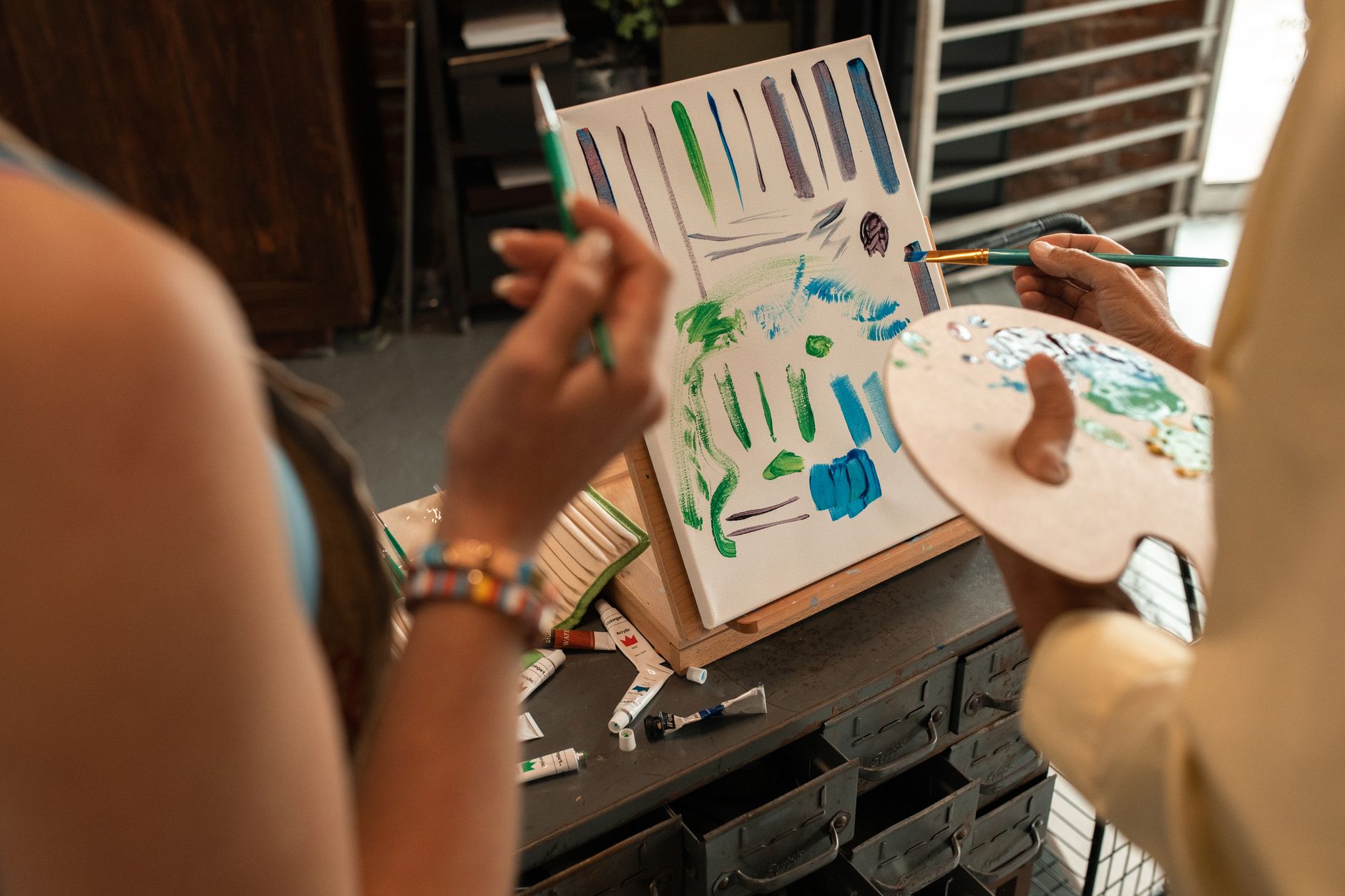 Paint Like a Pro! Fall Session 1 at Kimball Art Center photo