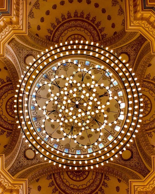 Worms Eye View of a Chandelier