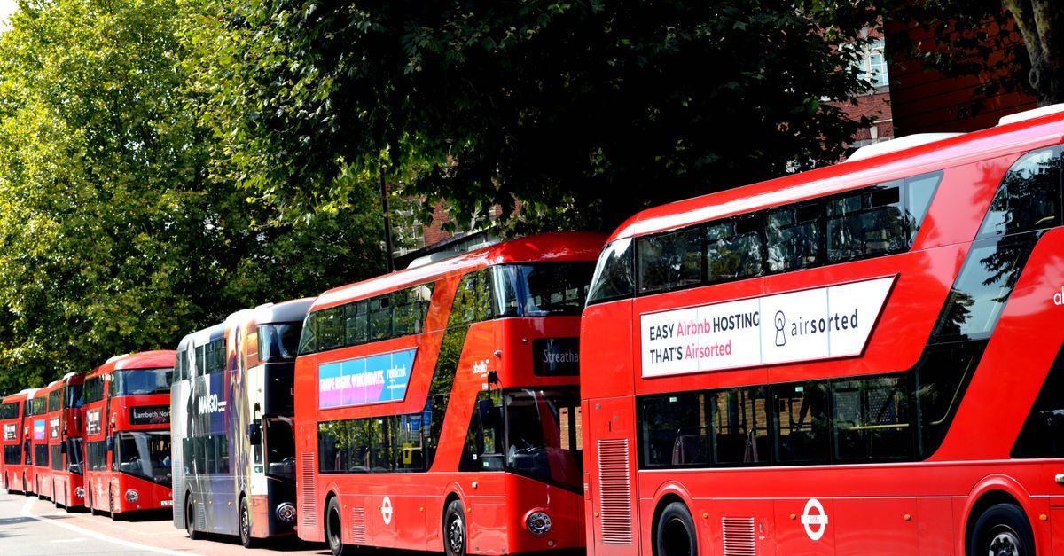Red Bus Number Red Bus · Free Stock Photo
