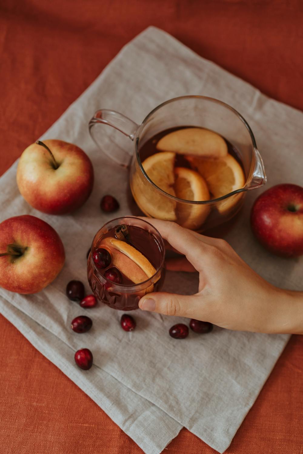 Spiced Cranberry Mimosa