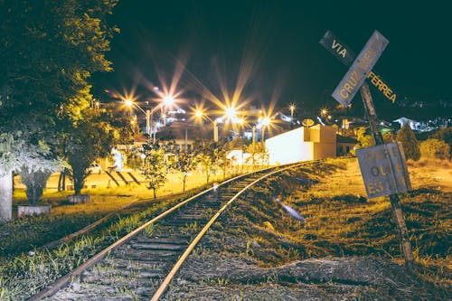 Rail Road With Lights