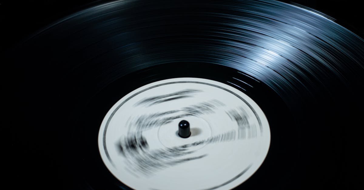 How vinyl record player work