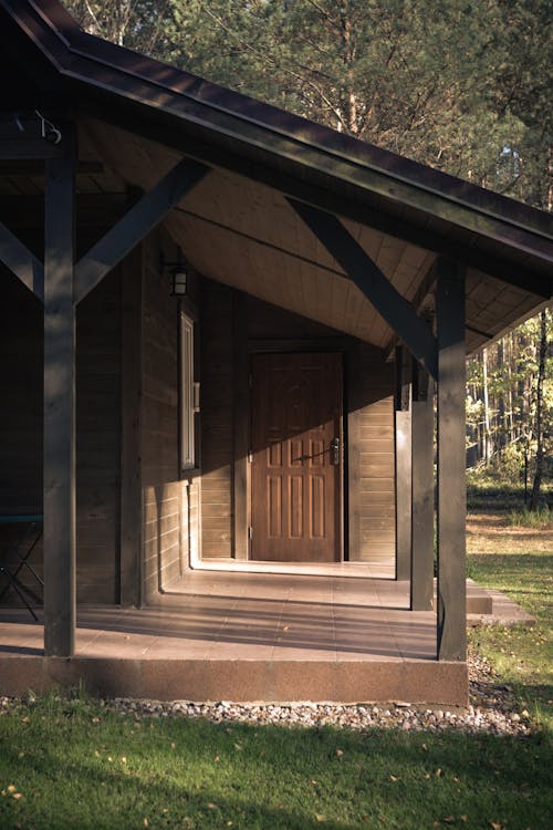 A Wooden House With a Foyer