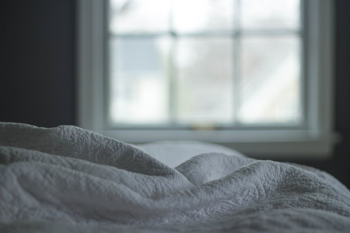 Free White Bed Linen Stock Photo