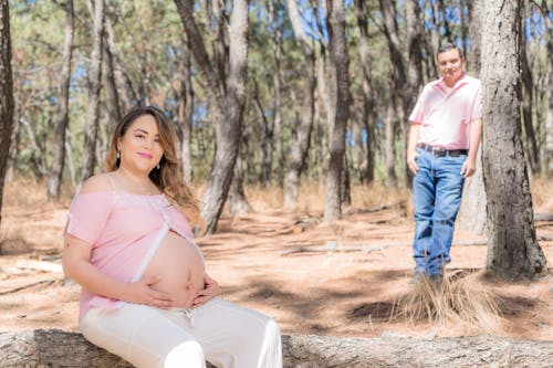 Základová fotografie zdarma na téma baby bump, dvojice, máma