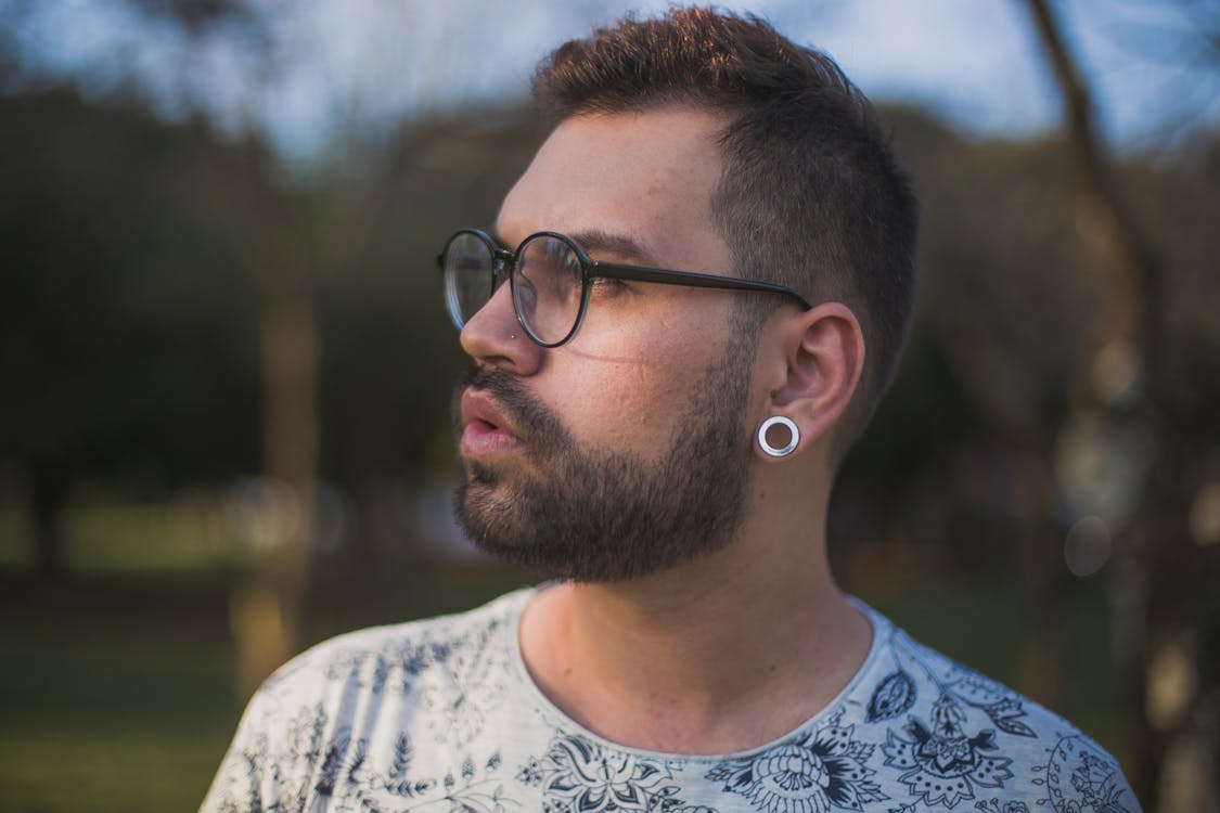 Man Taking Selfie Outdoors