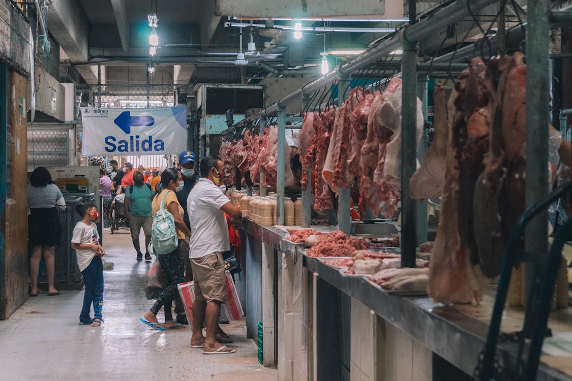 Photos gratuites de étal, étaler, marché humide