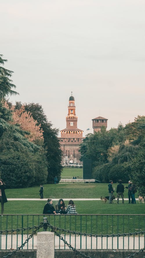 Ingyenes stockfotó kastély, Milánó témában