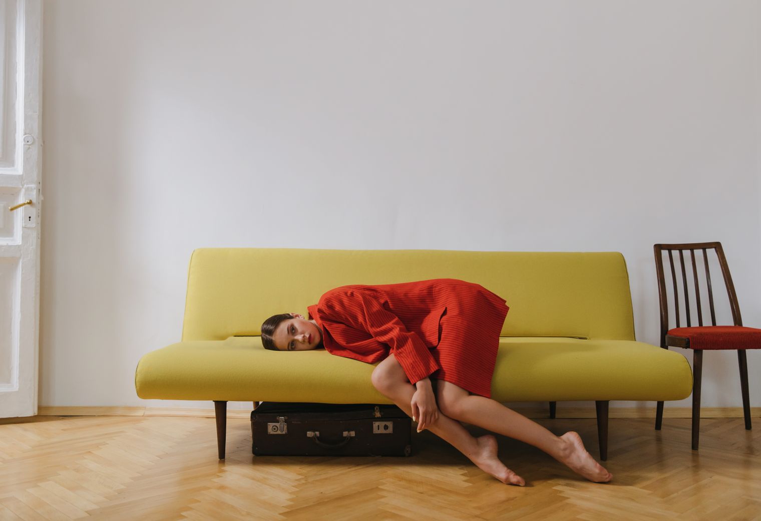 Worle — professional movers carrying furniture on a house move