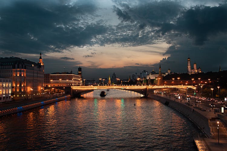 The Moskva River In The Early Evening