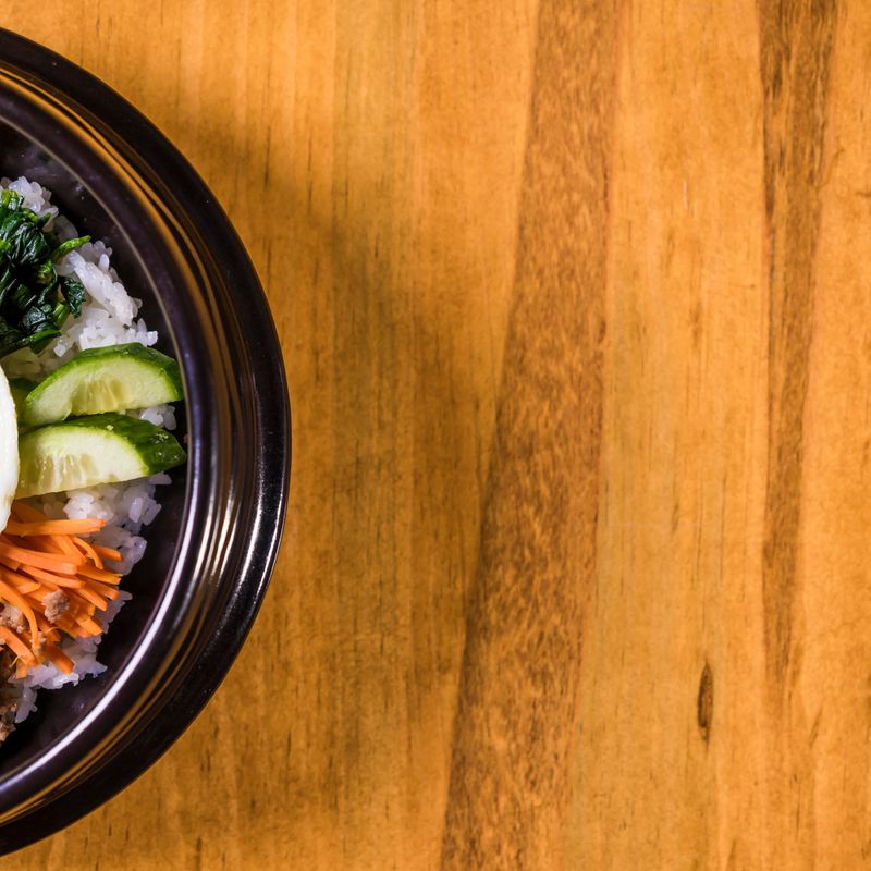 Instant Pot Beef Burger Bibimbap Bowl
