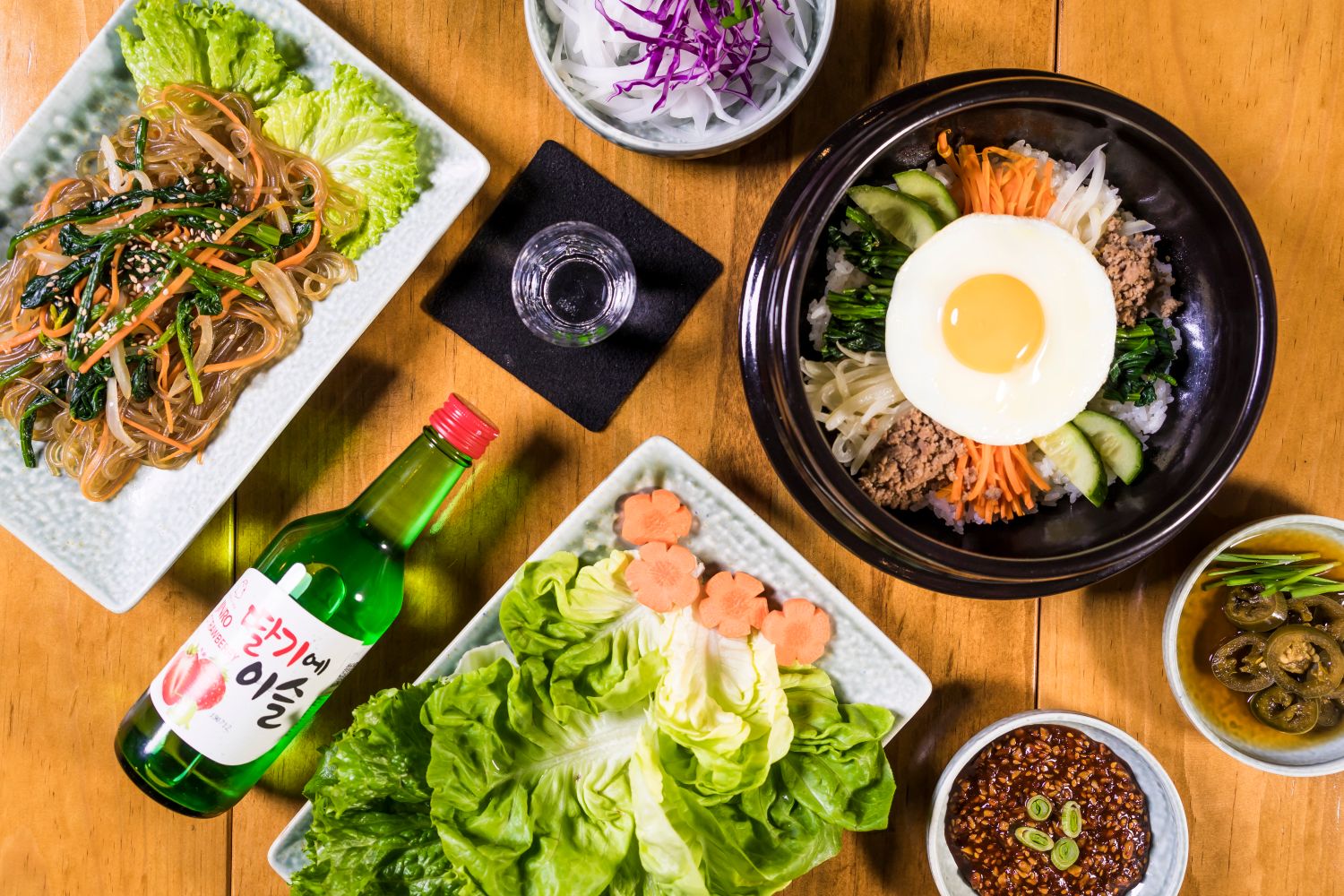Slow-Braised Japchae with a Soft Egg