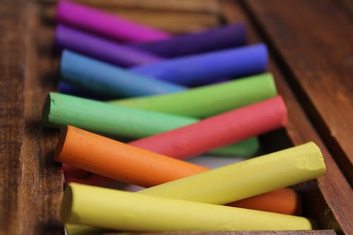 Free stock photo of chalk, colors, pastel color Stock Photo