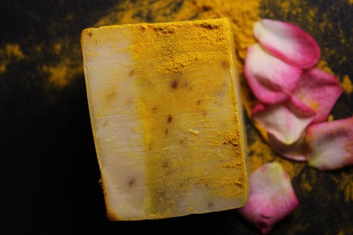 Free stock photo of bar soap, curcuma, flower Stock Photo