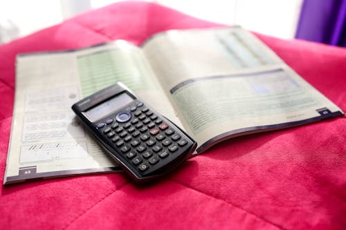 Free Scientific calculator Stock Photo