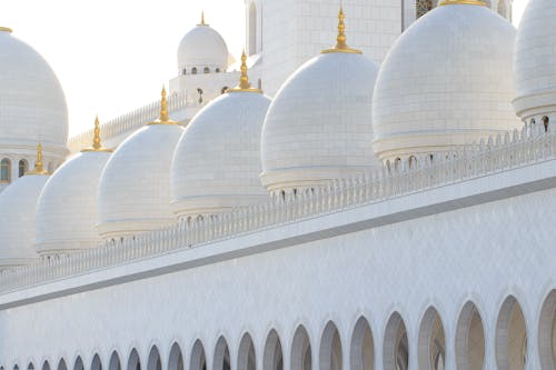 Domes on the Sheikh Zayed Grand Mosque