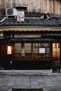 Brown Wooden Exterior of an Asian Eatery