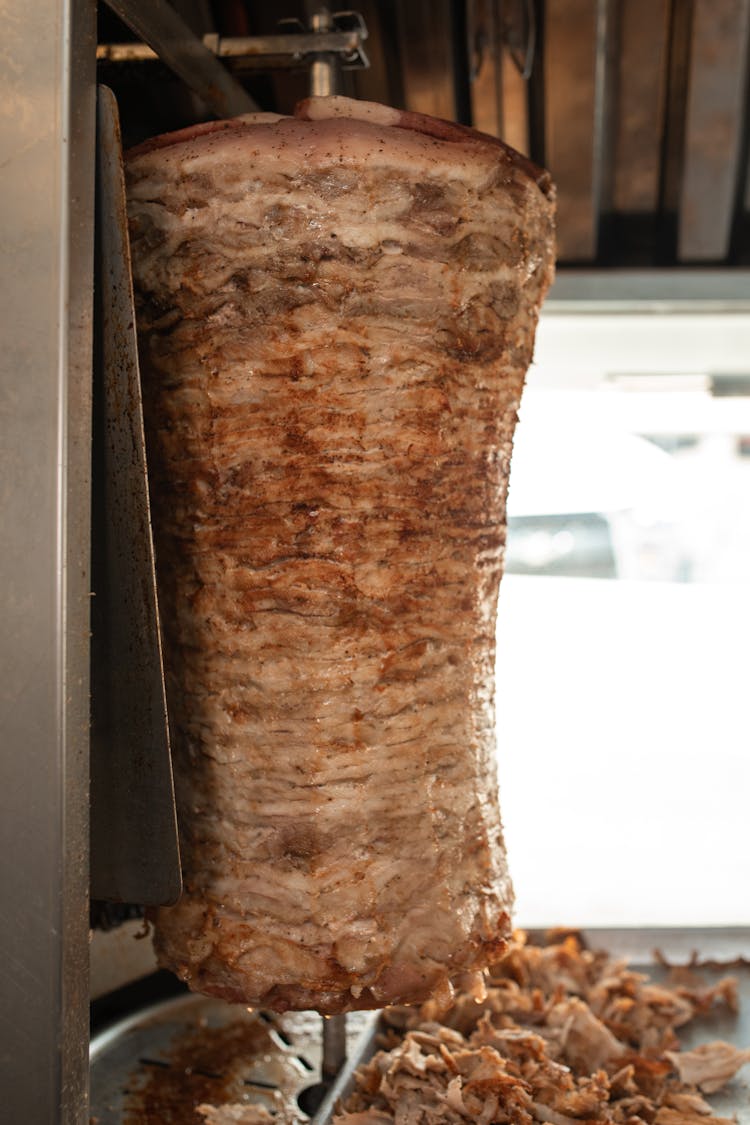 Close-Up Shot Of Shawarma