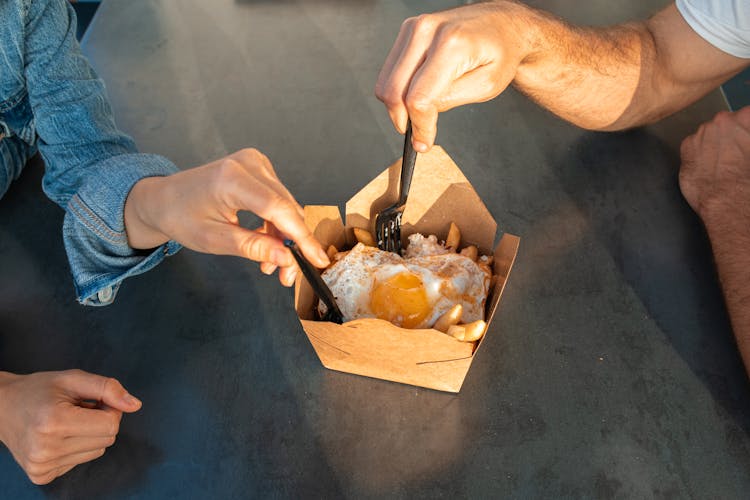 Food In Take Out Box