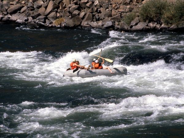 Whitewater rafting