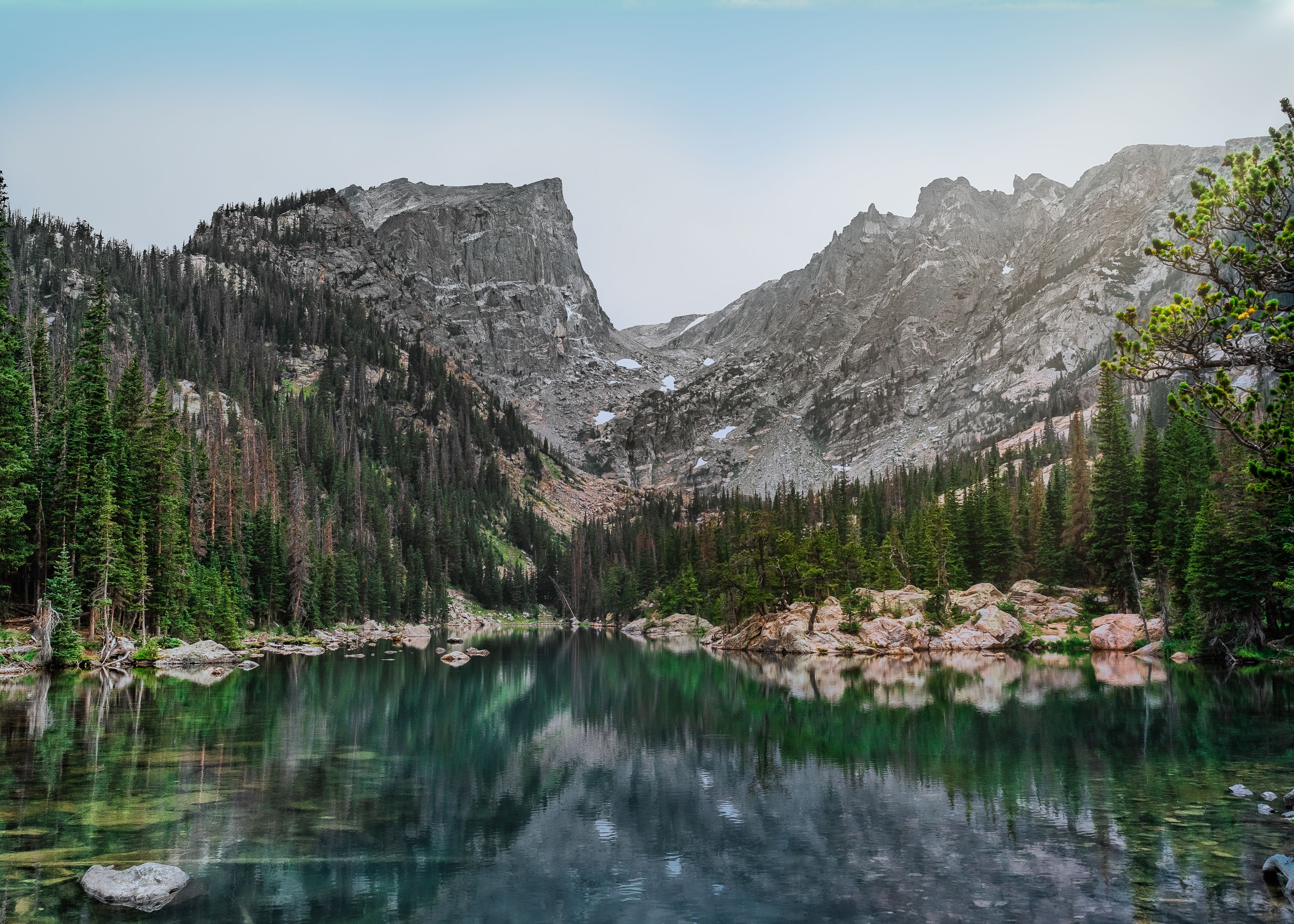 Reflection of Mountain in Lake · Free Stock Photo