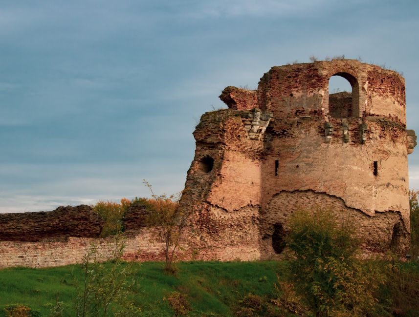 Ancient Roman ruins of Felix Romuliana, a UNESCO World Heritage site in Eastern Serbia