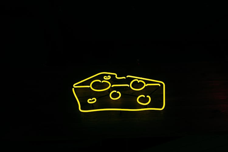 Cheese Neon Light