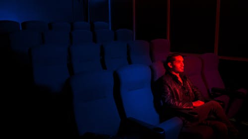 Free stock photo of cinema, cyberpunk, eat popcorn