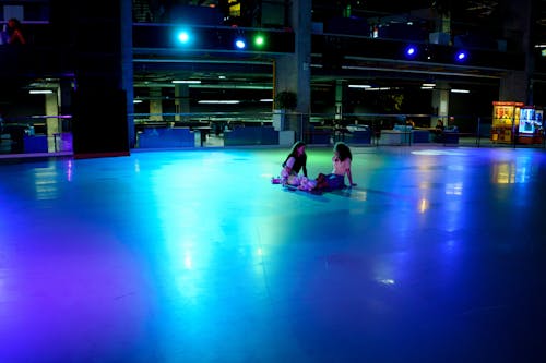 Friends Sitting on the Floor 