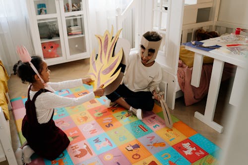 Kids Playing in a Room