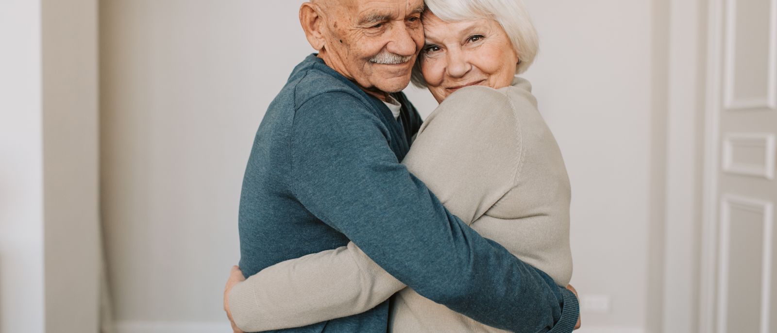An older adult patient in a clinical setting