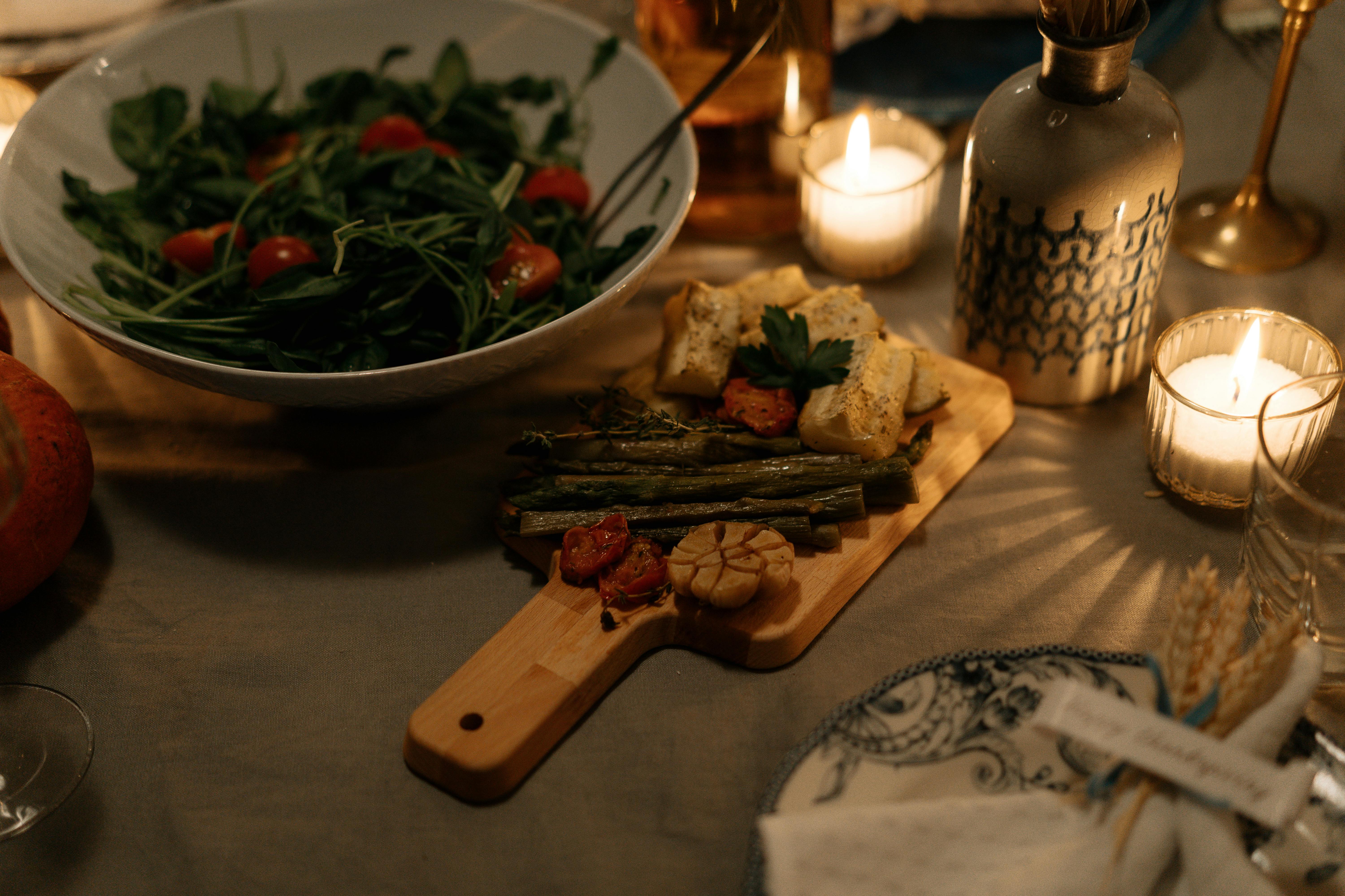 Elegant dinner setting