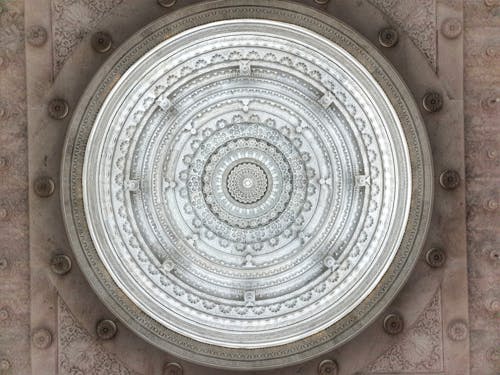 Free Round White and Brown Ceiling Stock Photo