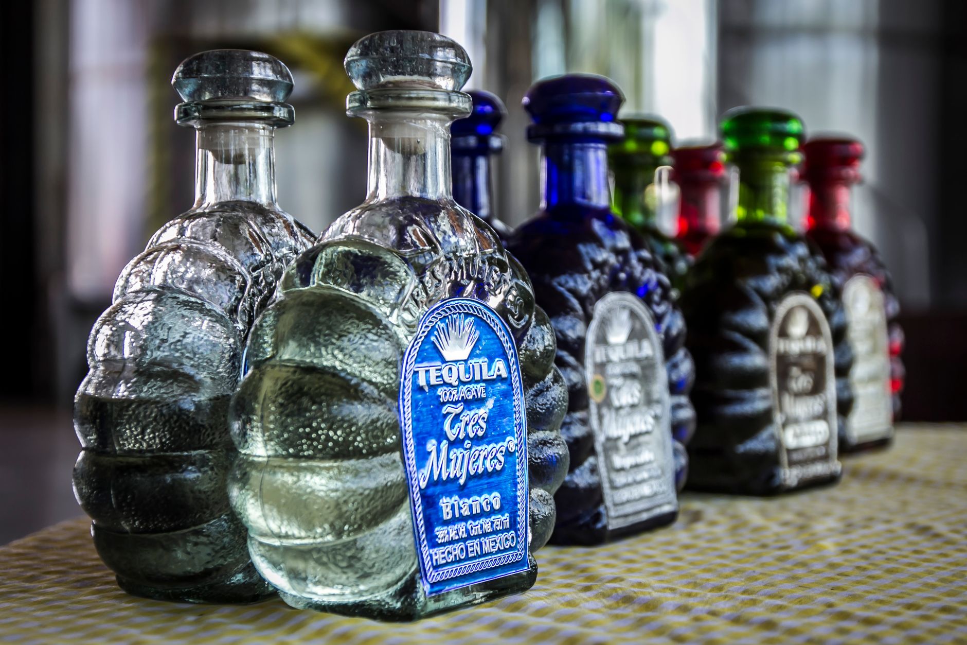 Elegant tequila bottle reflecting luxury and sophistication