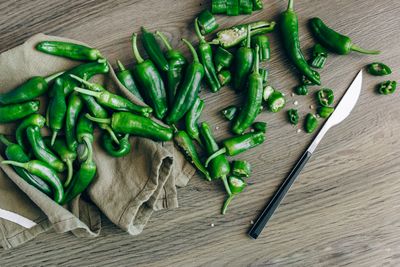 Fresh green chili peppers — photo by Nataliya Vaitkevich on Pexels