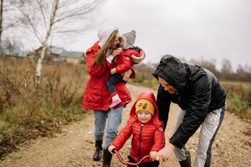 A Family Having Fun Together