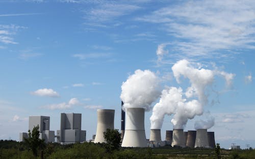 Darmowe zdjęcie z galerii z błękitne niebo, elektrownia boxberg, energia