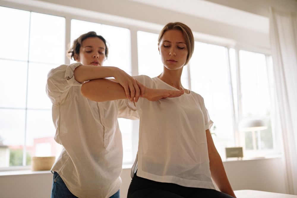 Séance individuelle avec travail sur le bras