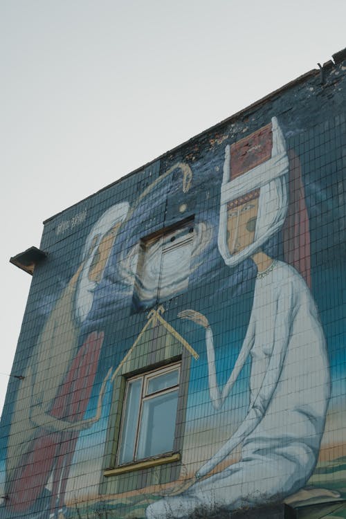 Mural Painting on a Building Wall