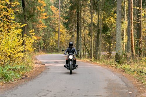 A Biker on a Road Trip