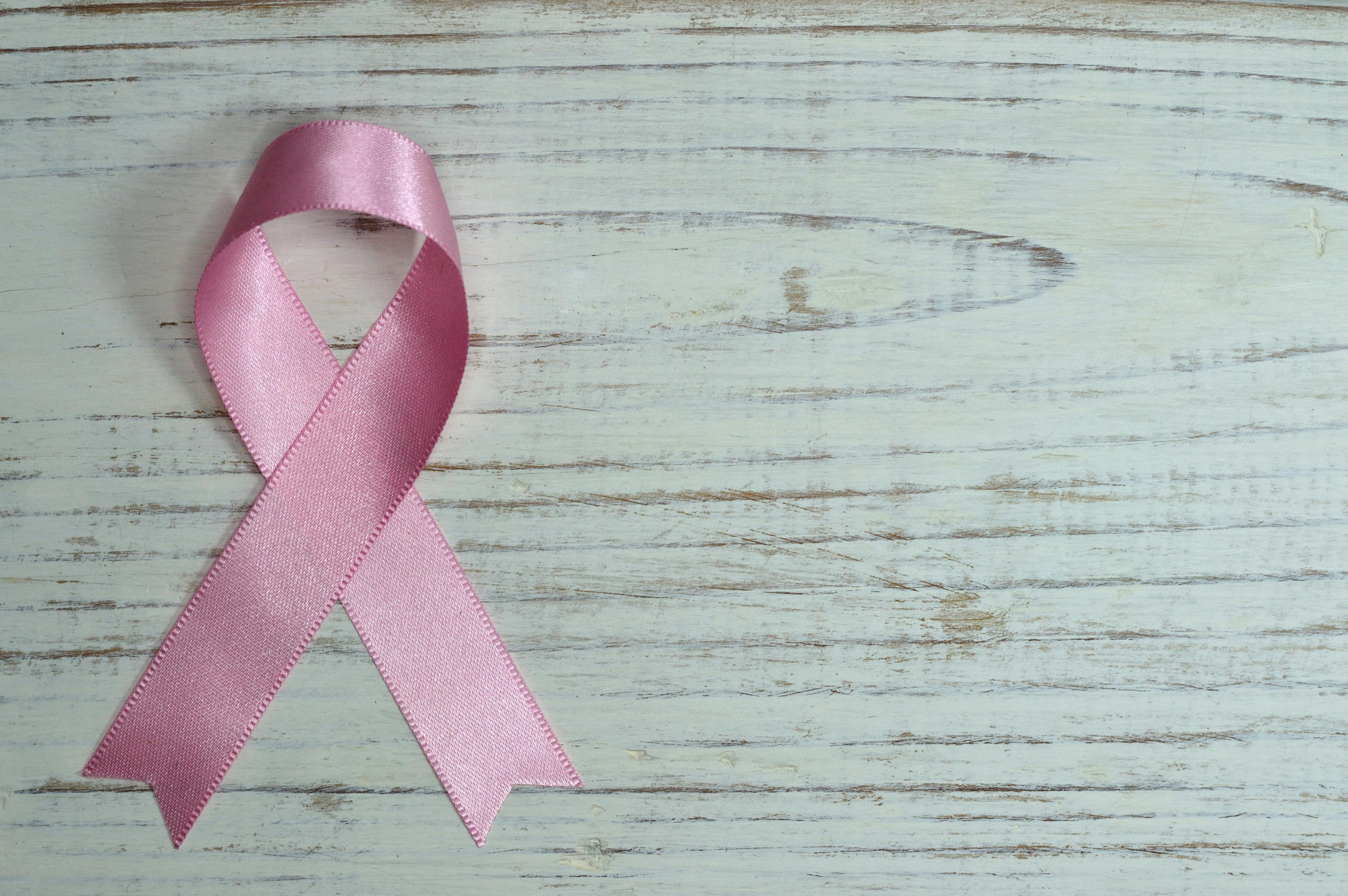 Pink Ribbons Of Breast Cancer Awareness On Free Stock Photo and