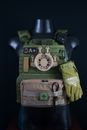 A Bulletproof Vest and Gloves