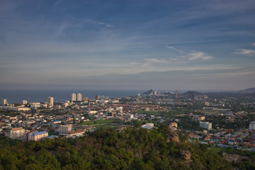 City Skyline Under Blue Sky