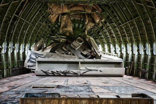 Inside of an Abandoned Plane