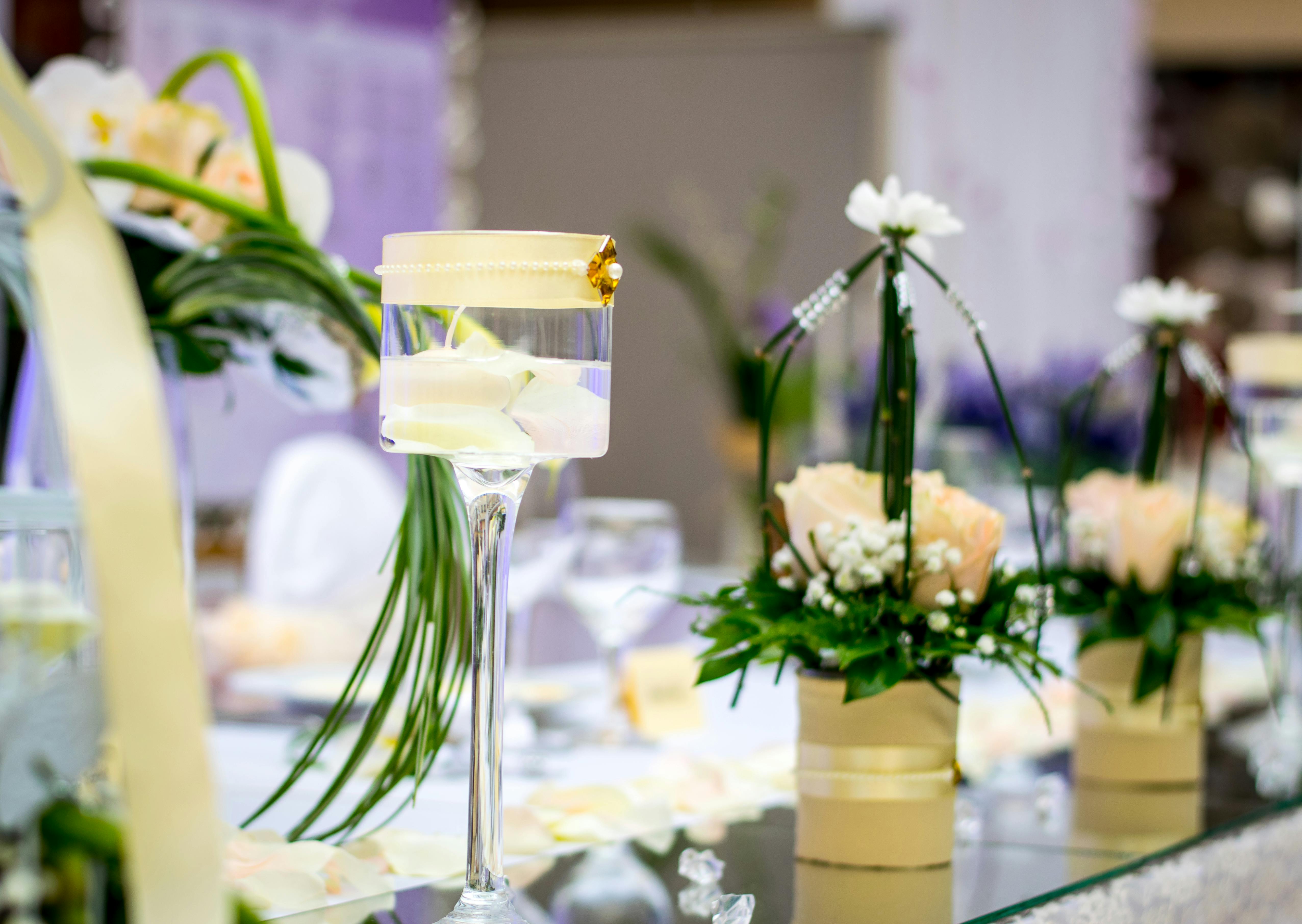 Free stock photo of decoration, glass, table