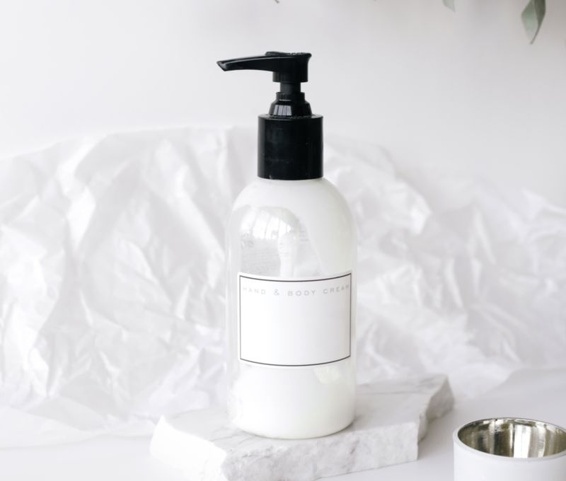 Neutrogena moisturizer bottle on a bathroom counter