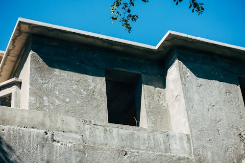 Free Unfinished Grey Concrete Building Under Blue Sky Stock Photo